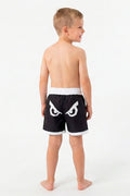 Shorts de Muay Thai Infantil Bad Boy - Preto e Branco