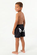Shorts de Muay Thai Infantil Black Bad Boy