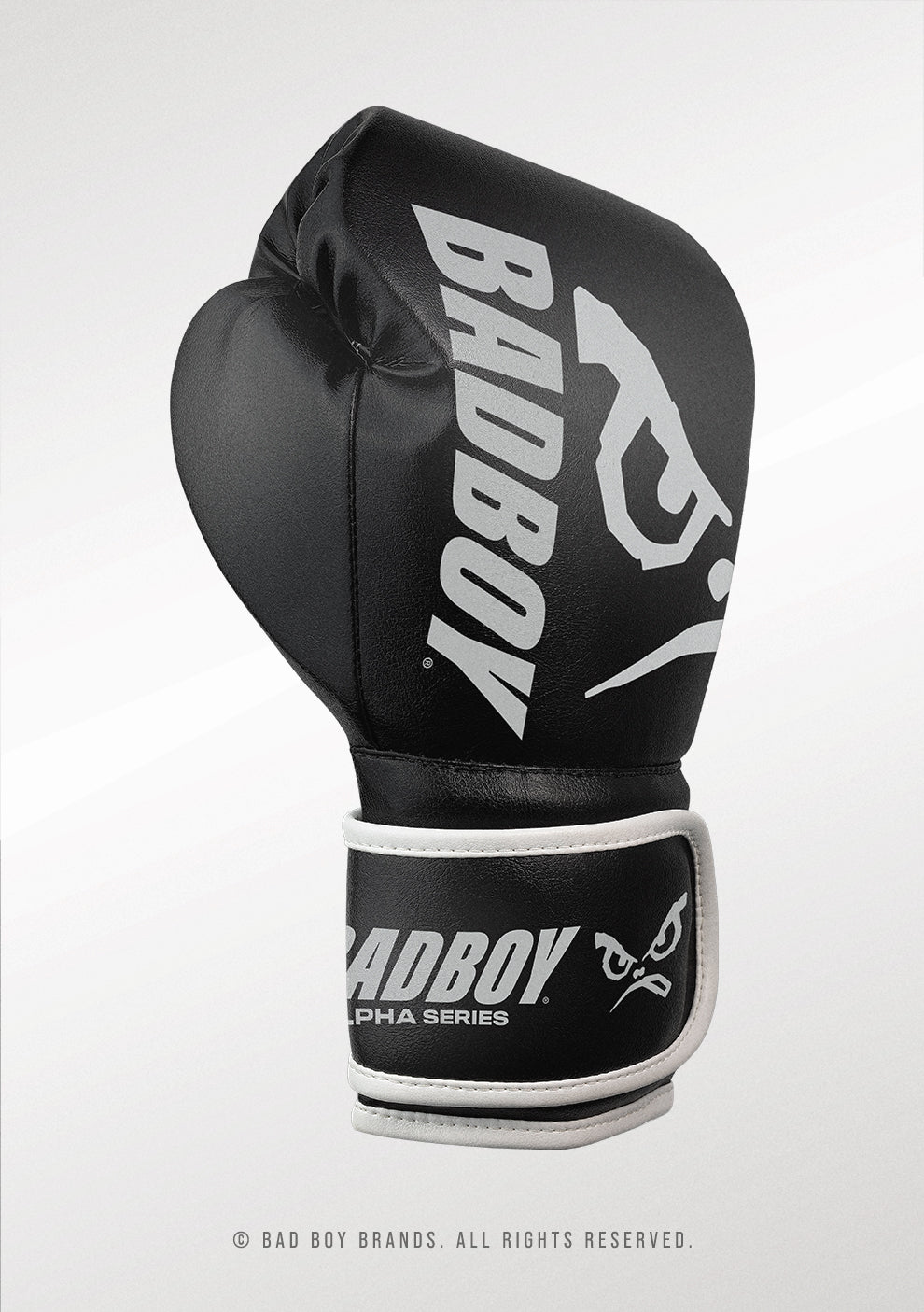 Luva de Muay Thai e Boxe 12Oz Preta Bad Boy