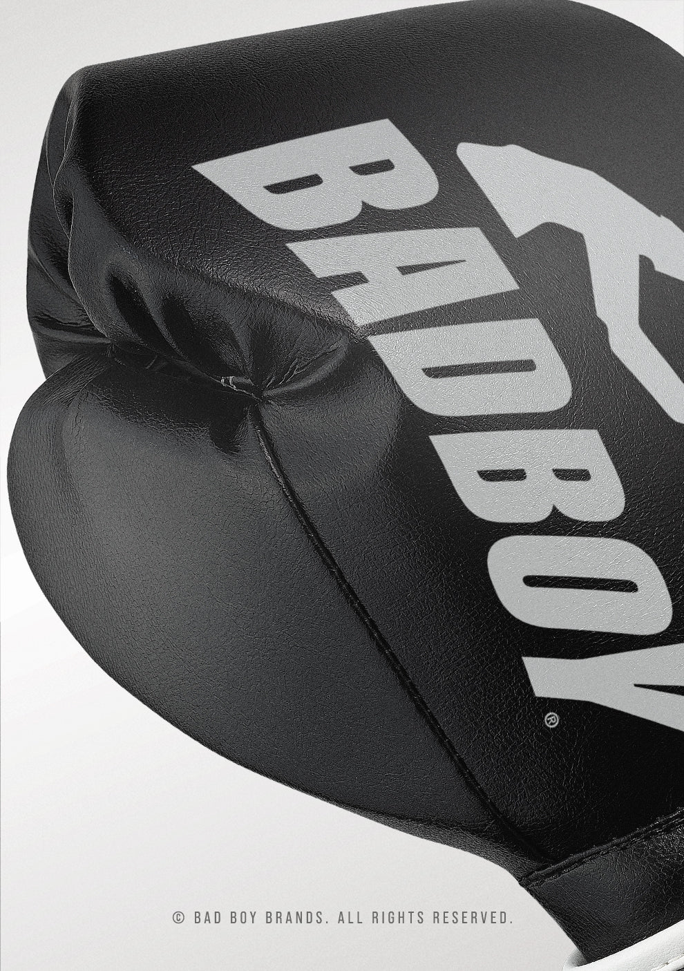 Luva de Muay Thai e Boxe 12Oz Preta Bad Boy