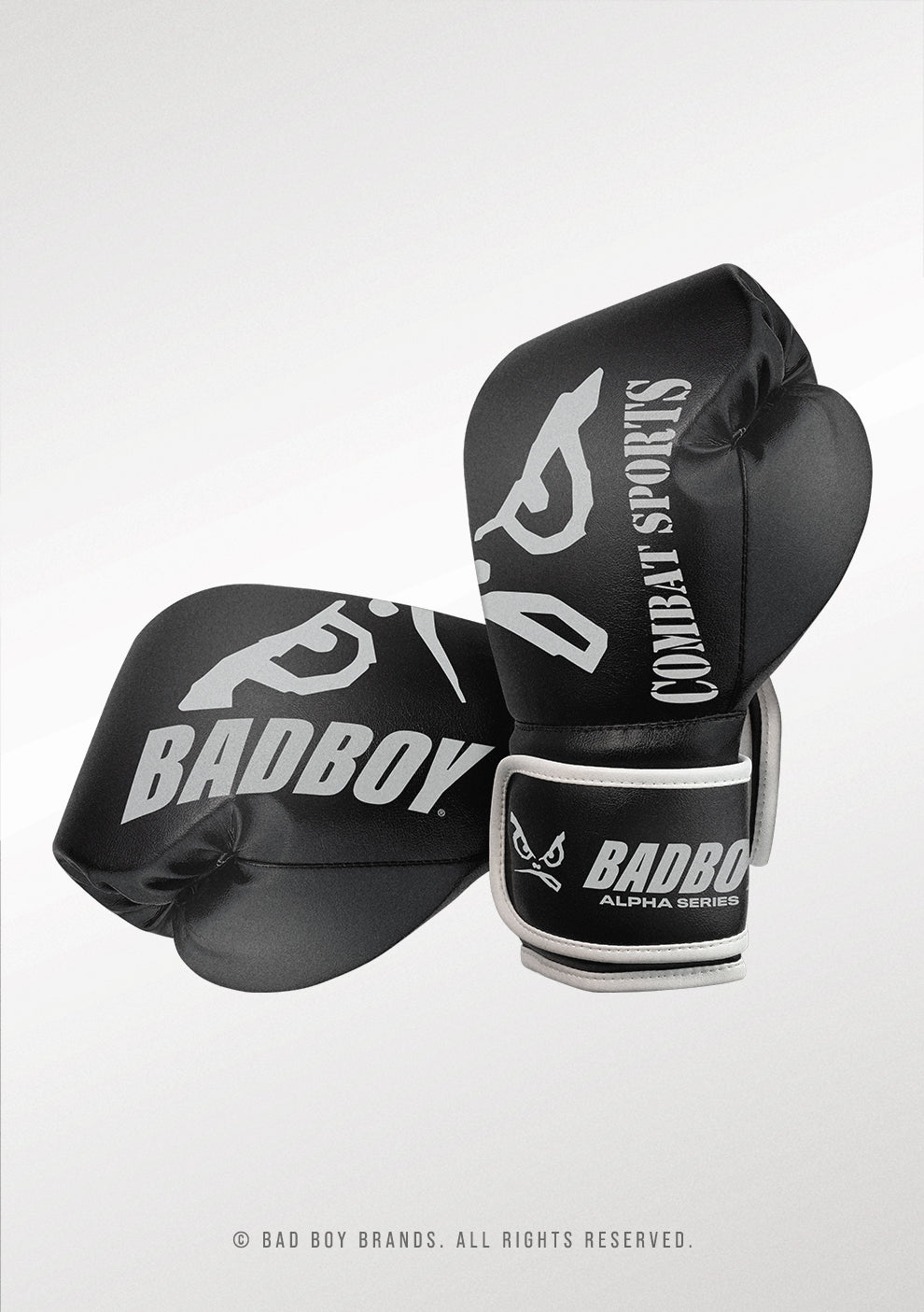 Luva de Muay Thai e Boxe 12Oz Preta Bad Boy