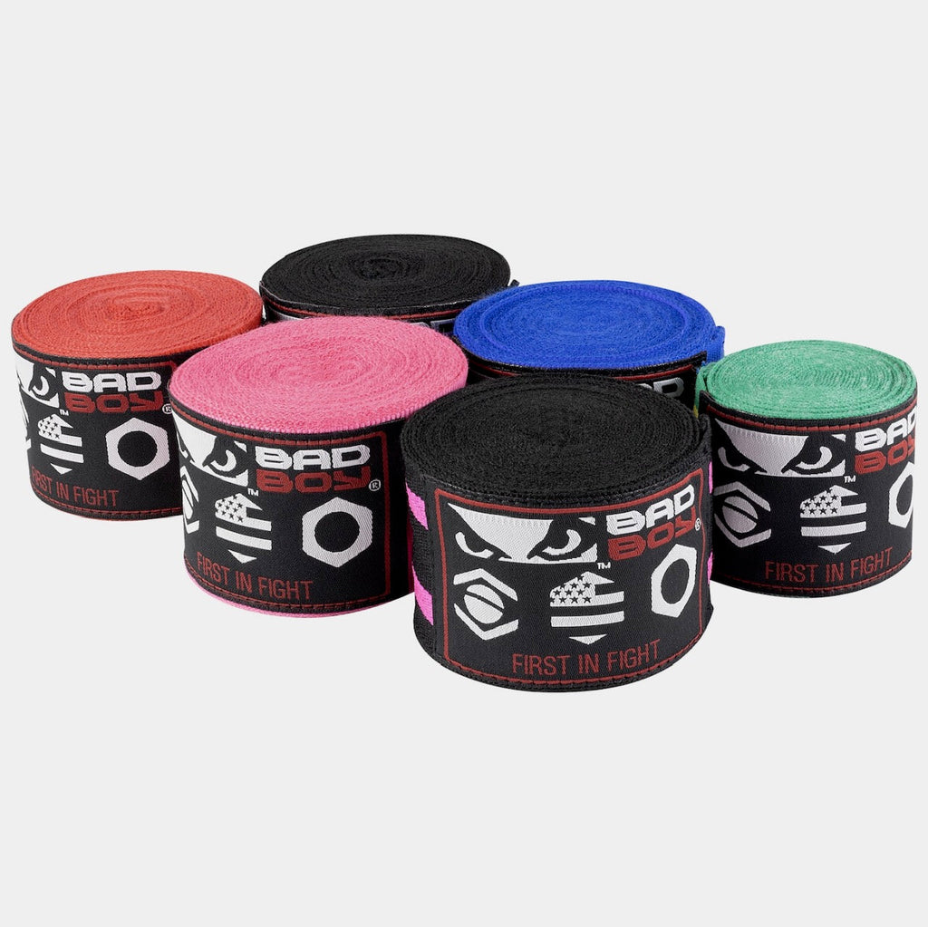 Bandagem de Boxe/Muay Thai/MMA Preta 3M - Bad Boy