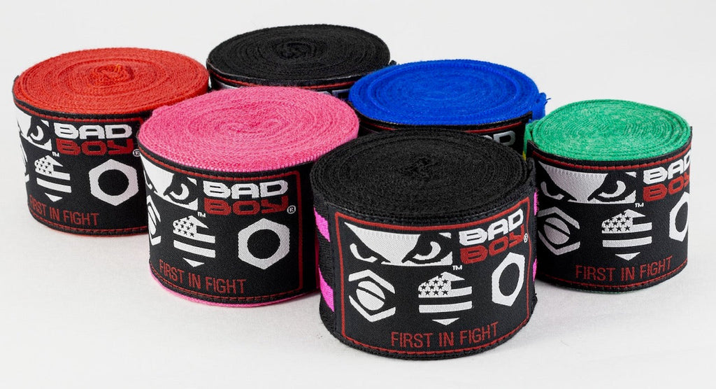 Bandagem de Boxe/Muay Thai/MMA Preta 3M - Bad Boy