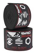 Bandagem de Boxe/Muay Thai/MMA Preta 3M - Bad Boy