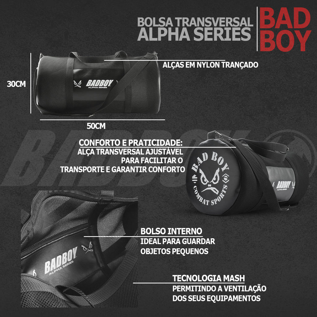 Mala para Muay Thai Preta Bad Boy