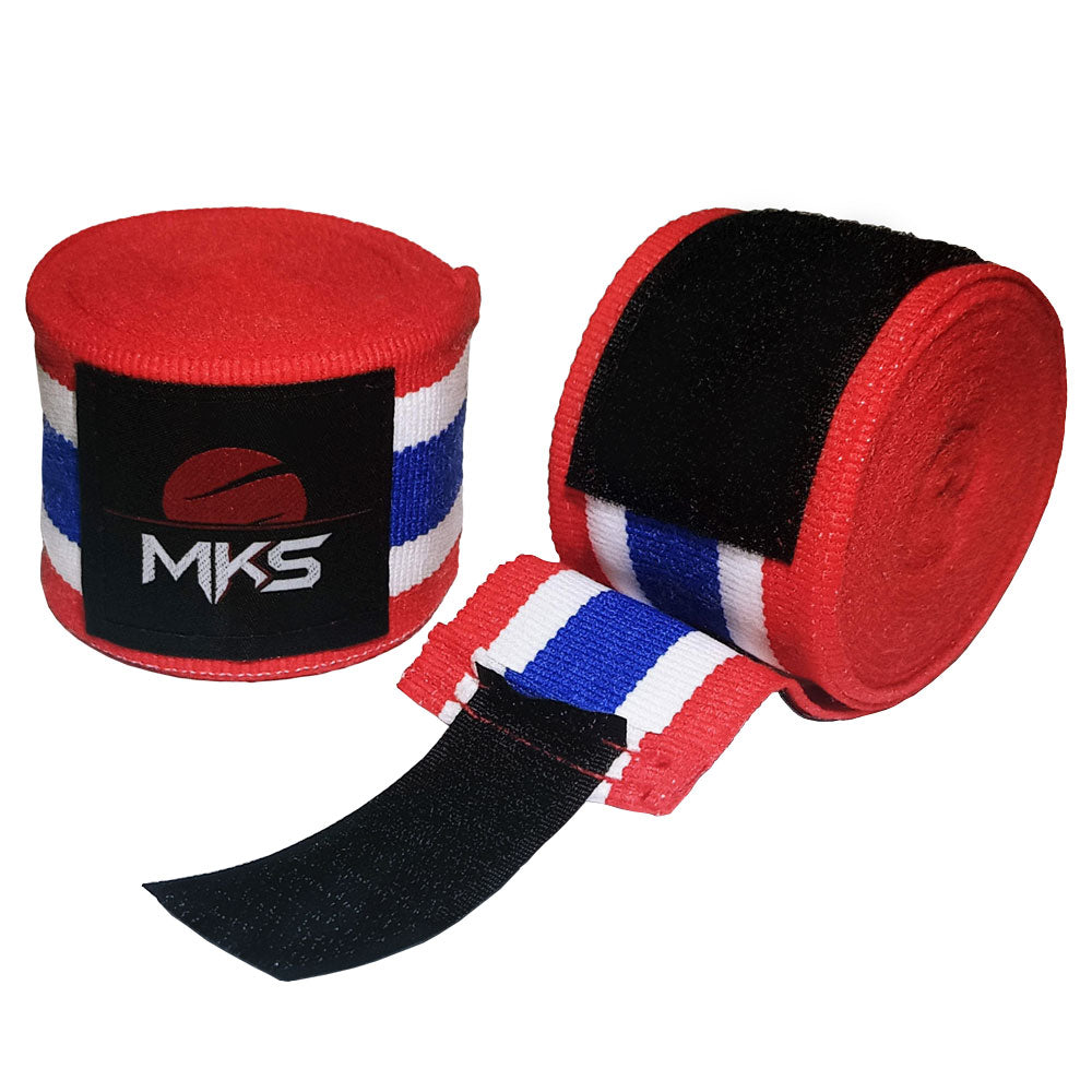 Bandagem de Boxe/Muay Thai/MMA Vermelha 5M - MKS