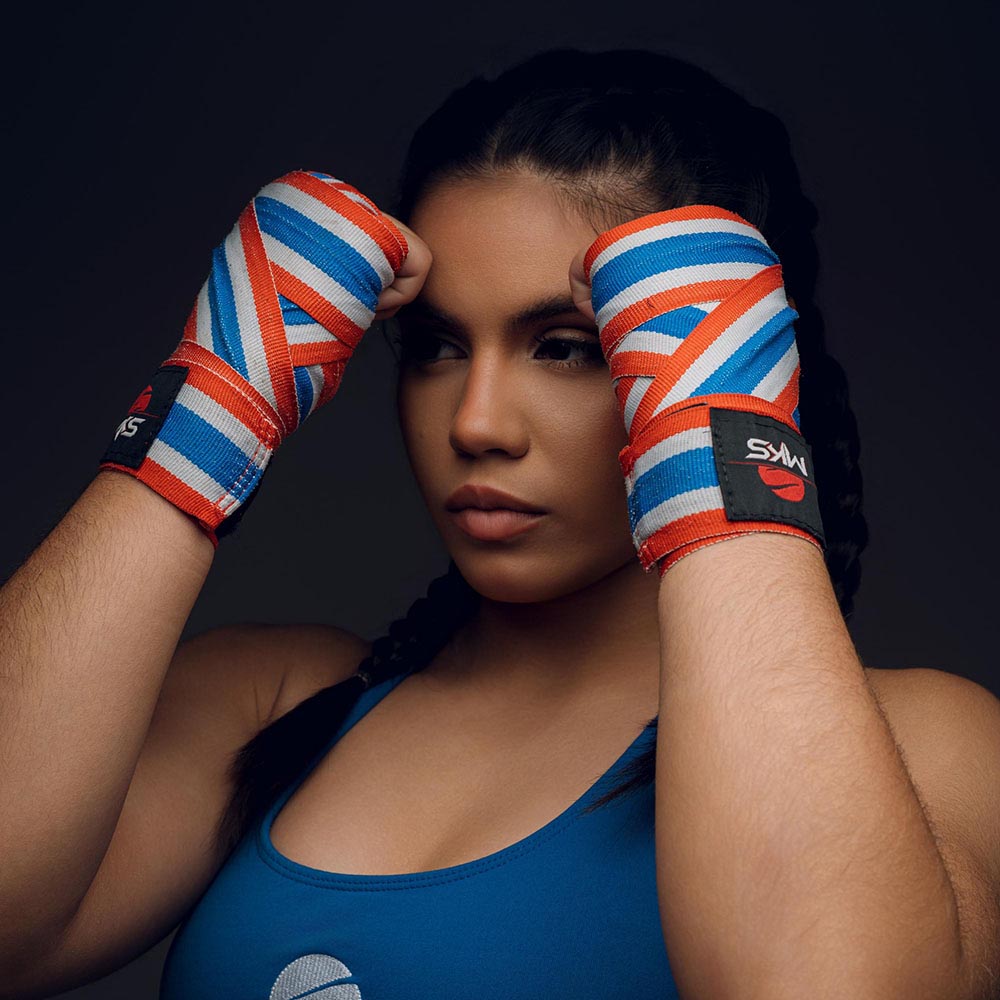 Bandagem de Boxe/Muay Thai/MMA Vermelha 5M - MKS