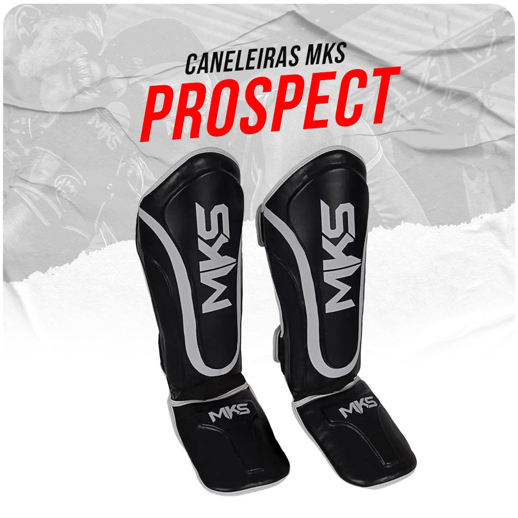 Caneleira Muay Thai Preta MKS Prospect