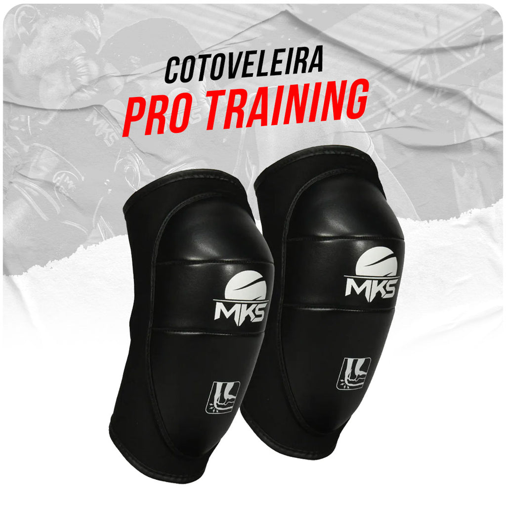 Cotoveleira de Muay Thai Preta PRO - MKS