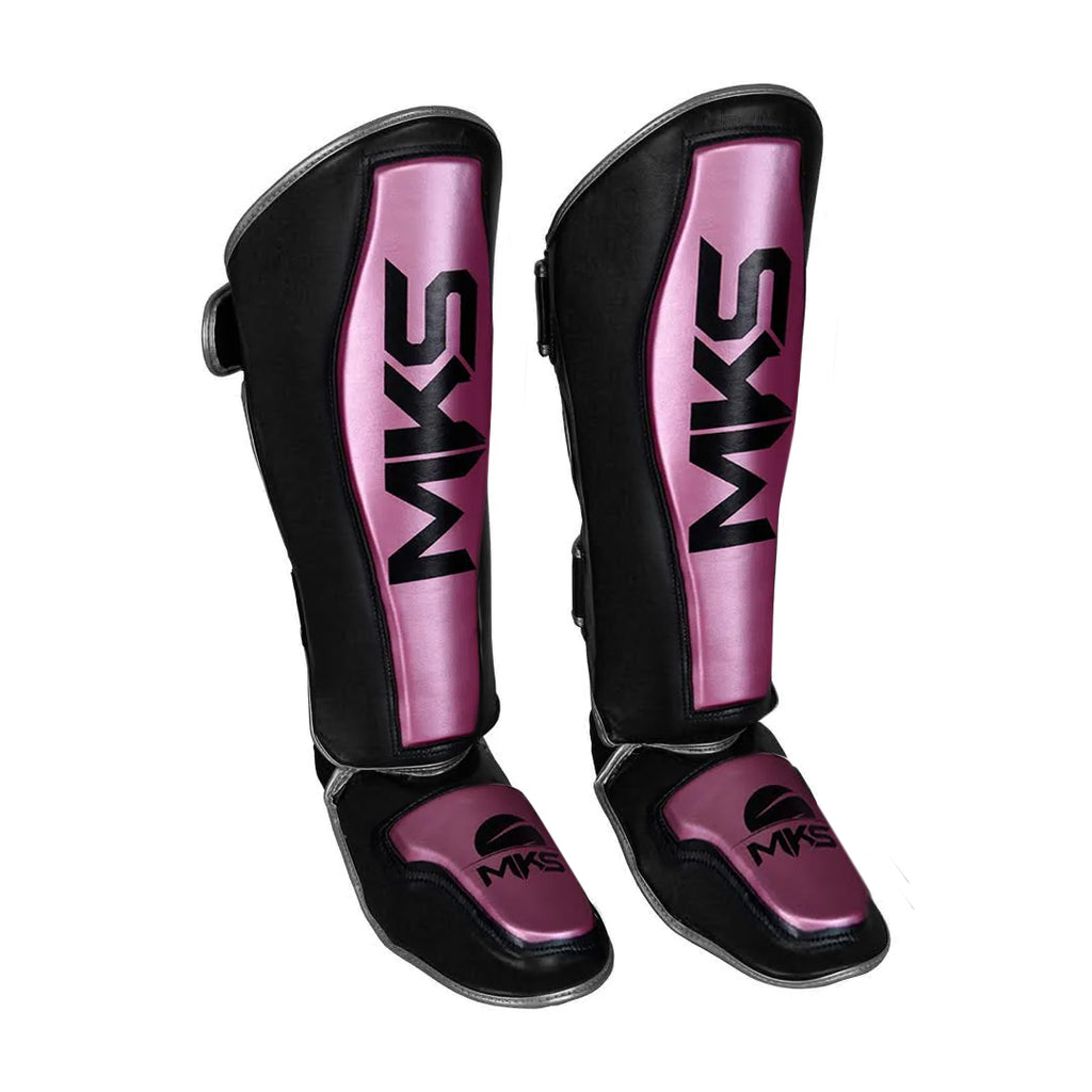 Kit Caneleira e Luva de Muay Thai MKS - Preto / Cinza