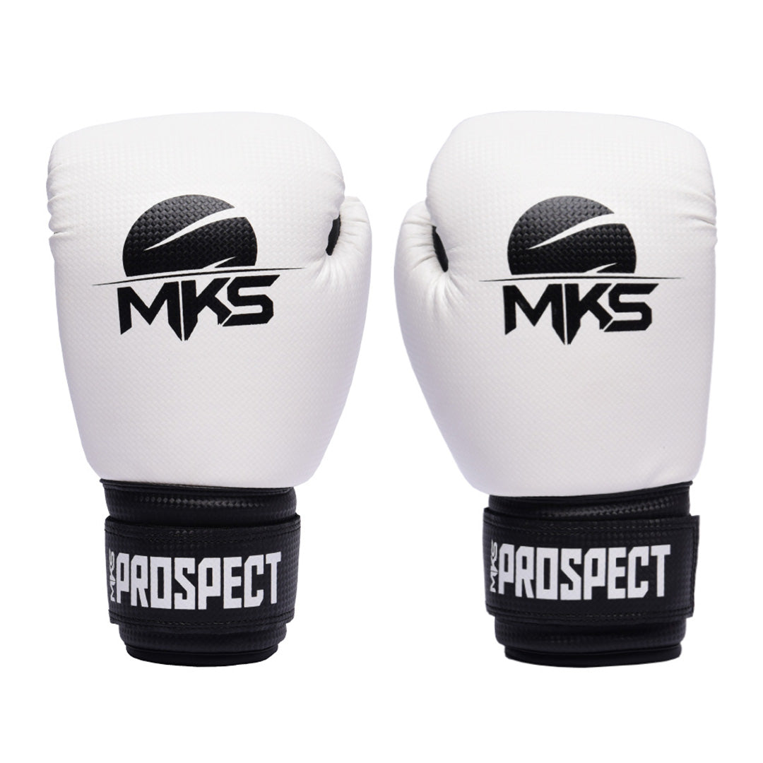 Luva de Muay Thai / Boxe Branca MKS New Prospect