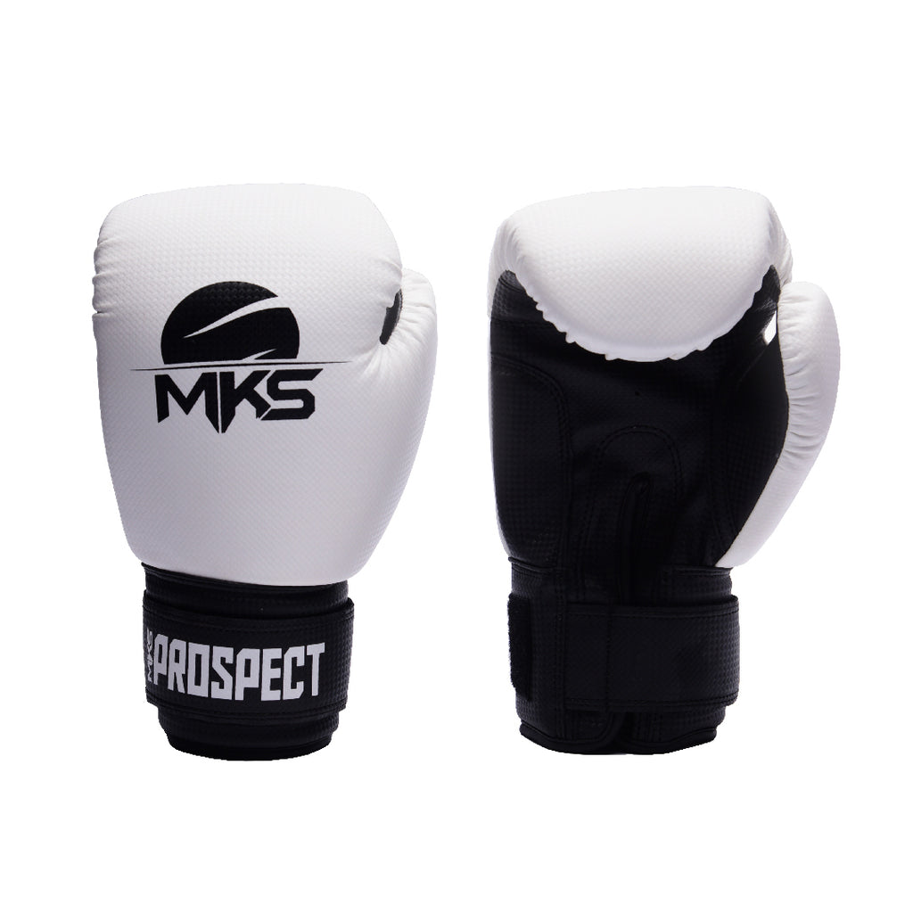Luva de Muay Thai / Boxe Branca MKS New Prospect