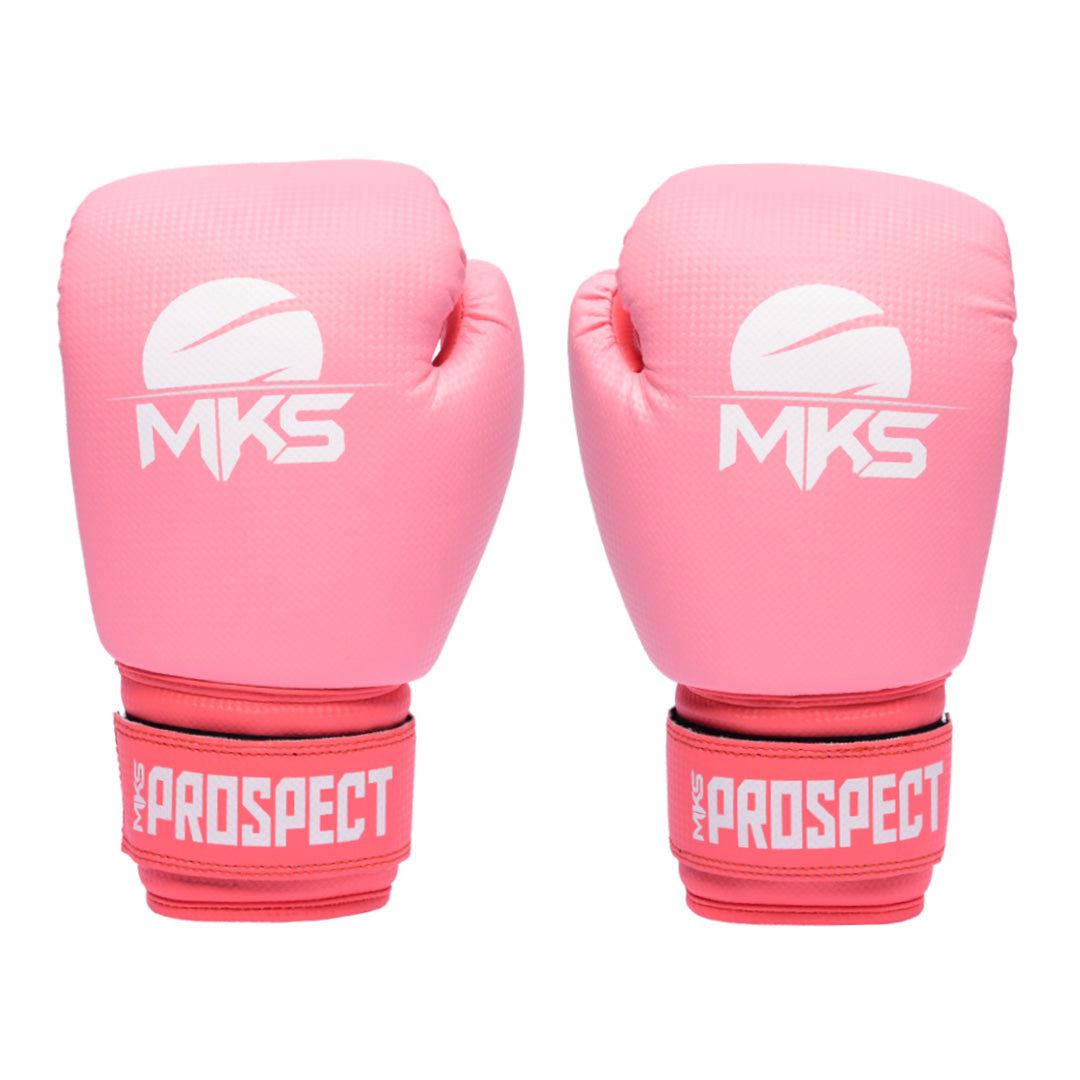 Luva de Muay Thai/Boxe Rosa MKS New Prospect