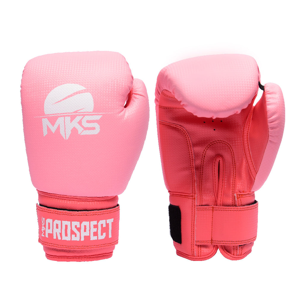 Luva de Muay Thai/Boxe Rosa MKS New Prospect