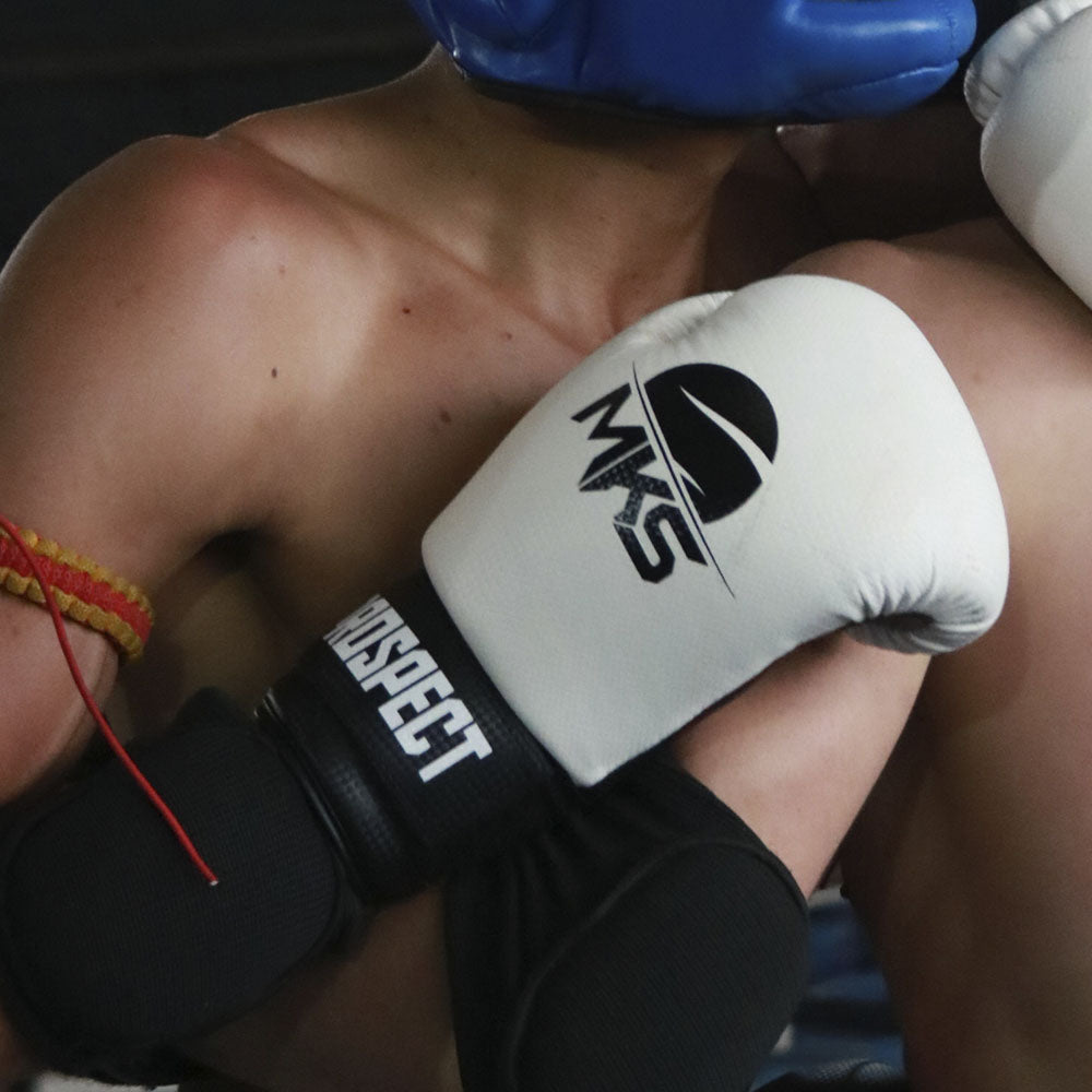 Luva de Muay Thai / Boxe Branca MKS New Prospect