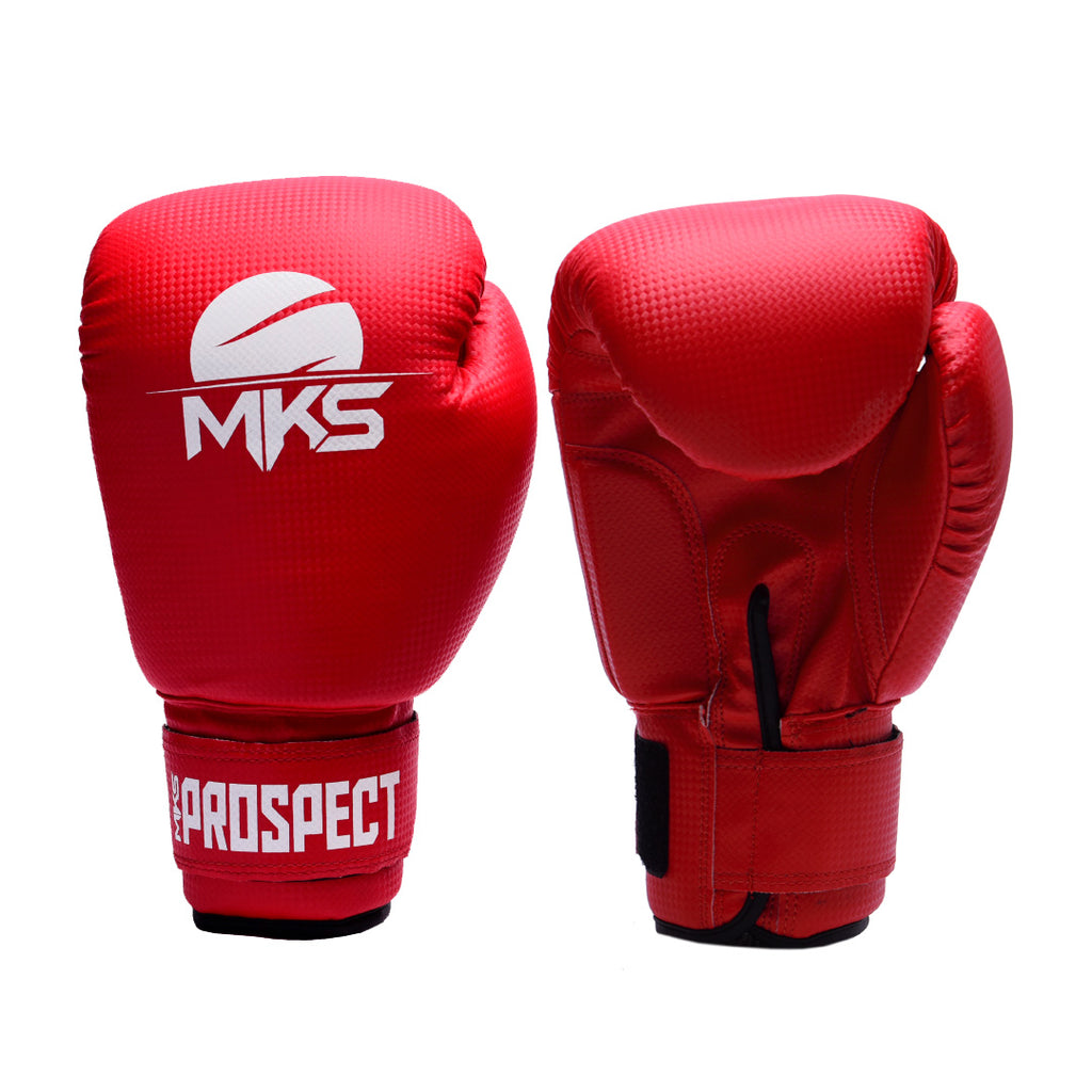 Luva de Muay Thai / Boxe Vermelha MKS New Prospect