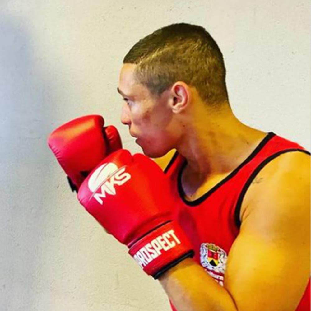 Luva de Muay Thai / Boxe Vermelha MKS New Prospect