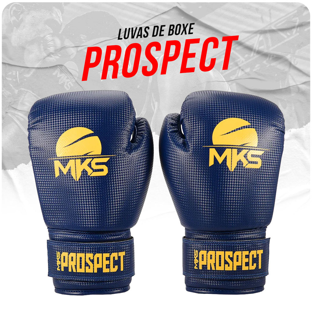 Luva de Muay Thai / Boxe Azul MKS New Prospect