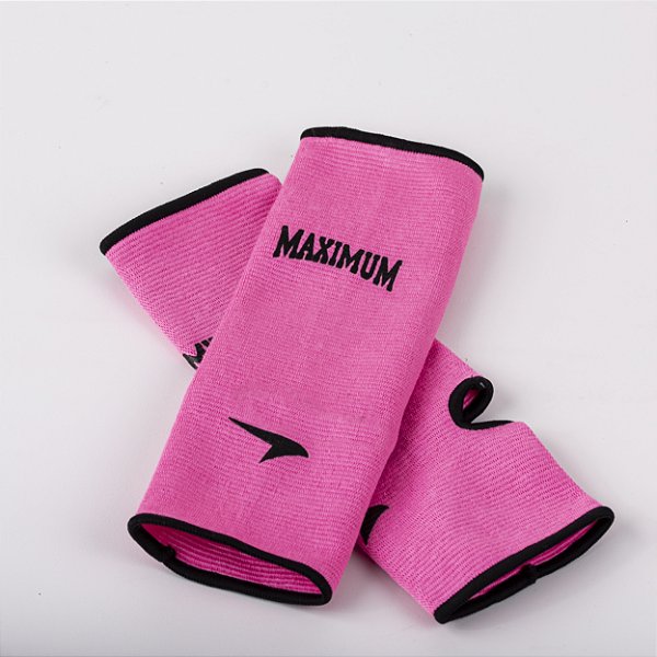 Tornozeleira Muay Thai e Kickboxing Rosa