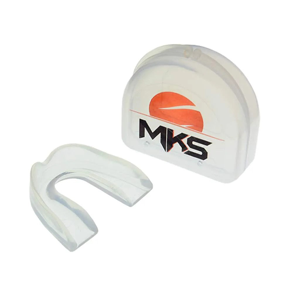 Protetor Bucal Transparente de Silicone Simples com Estojo MKS