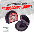 Protetor Bucal de Silicone Simples MKS com Estojo - Transparente