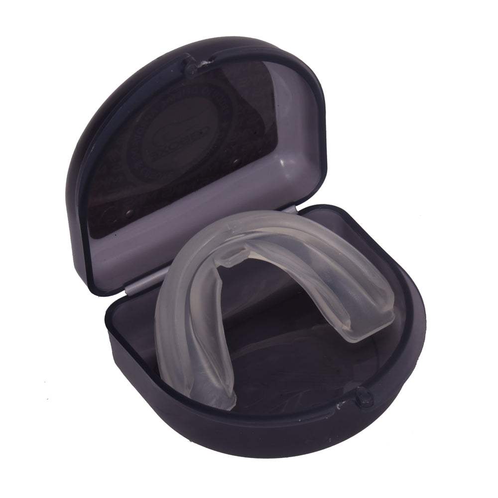 Protetor Bucal de Silicone Simples MKS com Estojo - Transparente