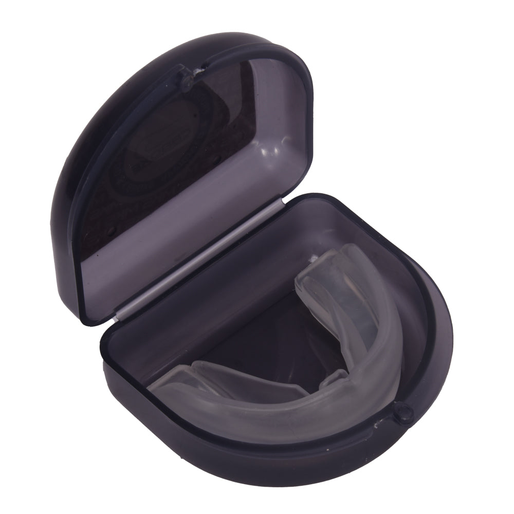 Protetor Bucal de Silicone Simples MKS com Estojo - Transparente