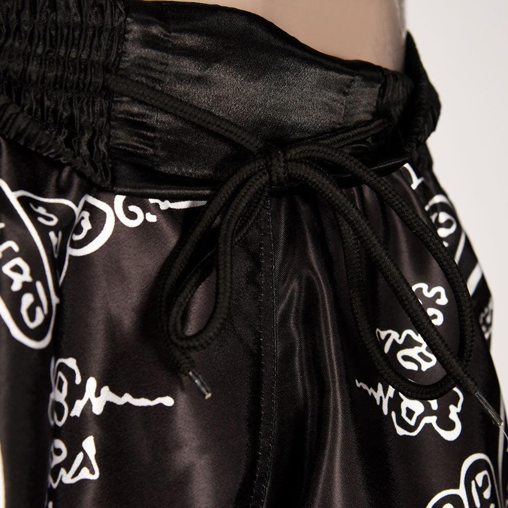 Shorts Muay Thai Preto Combat MKS