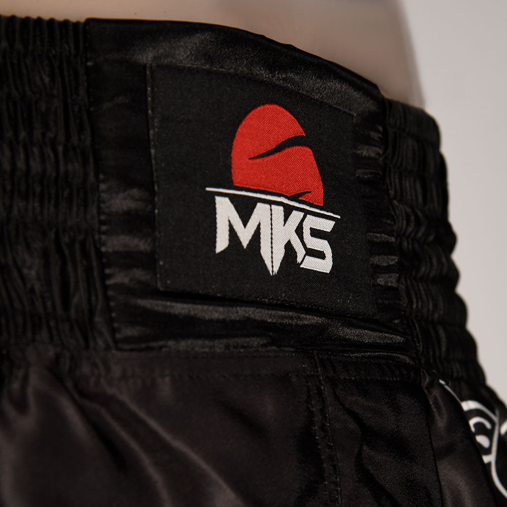 Shorts Muay Thai Preto Combat MKS