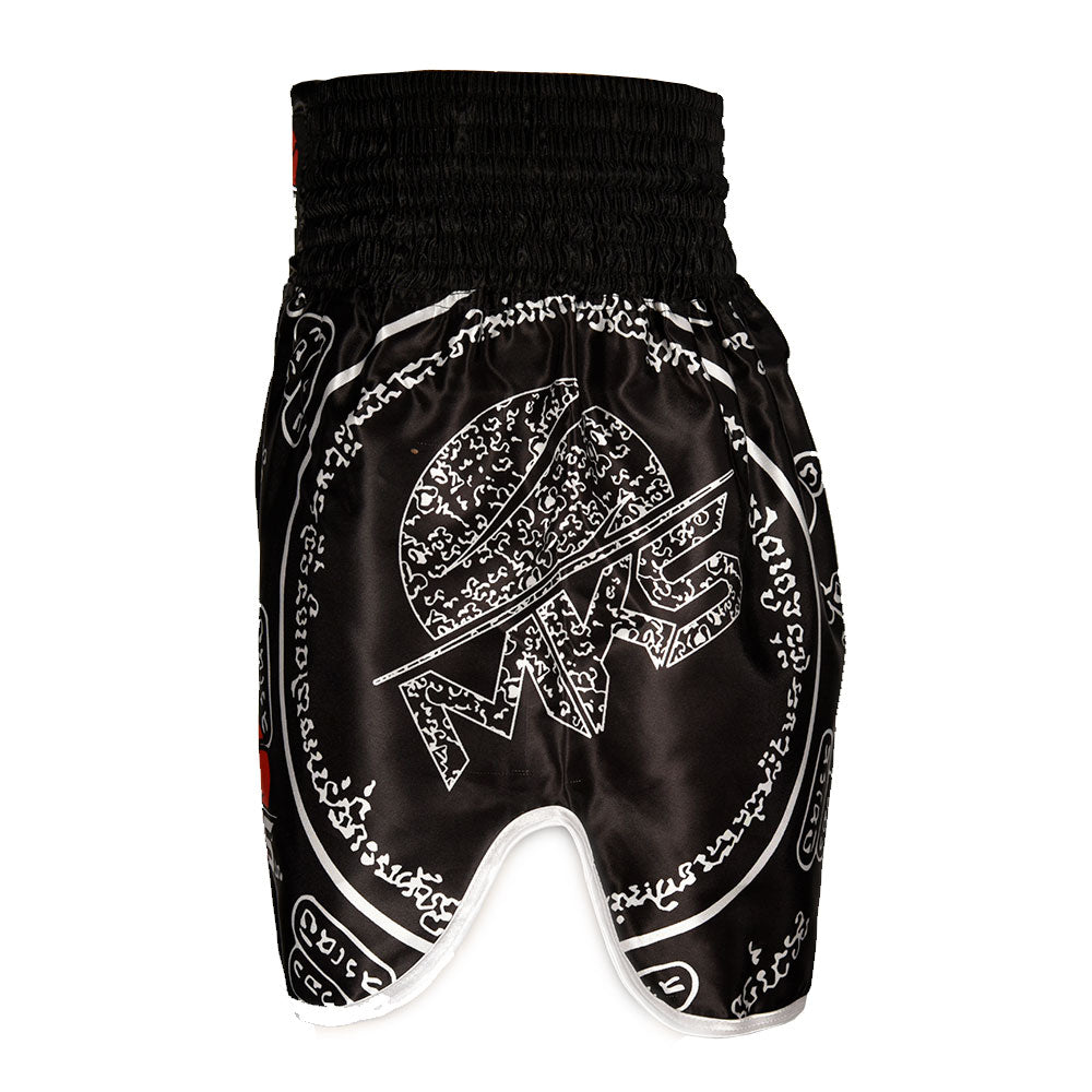Shorts Muay Thai Preto Combat MKS